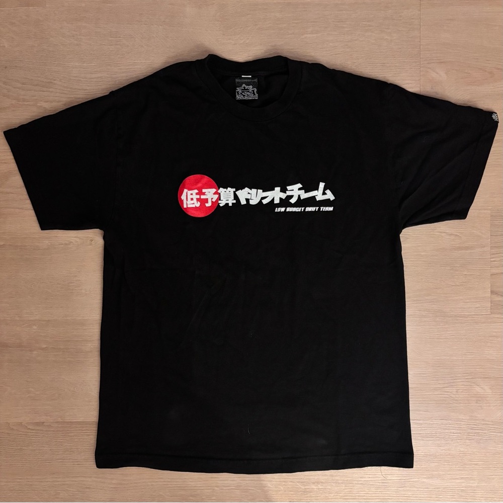 KSK Tokyo Drift Low Budget Drift Team Graphic Tee Shirt Black L